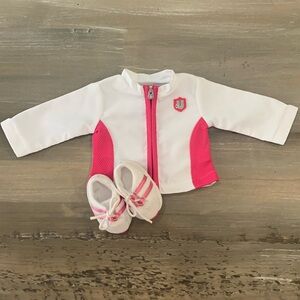American Girl Athletic jacket and shoes